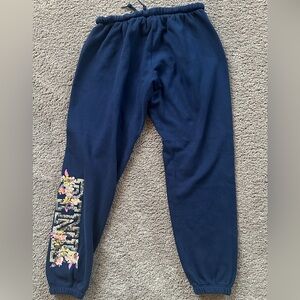 Navy jogger with sequin details XS PINK by Victoria’s Secret